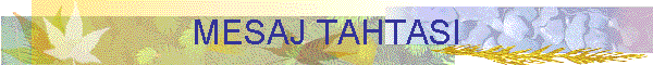 MESAJ TAHTASI